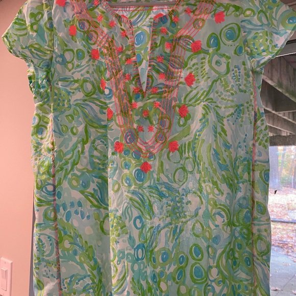 EUC - Lilly Pulitzer Sea Breeze Tunic - Size M - Picture 4 of 6
